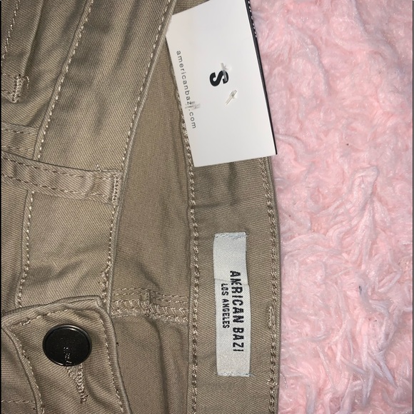 Fashion Nova Khaki Cargo Shorts - Picture 6 of 7